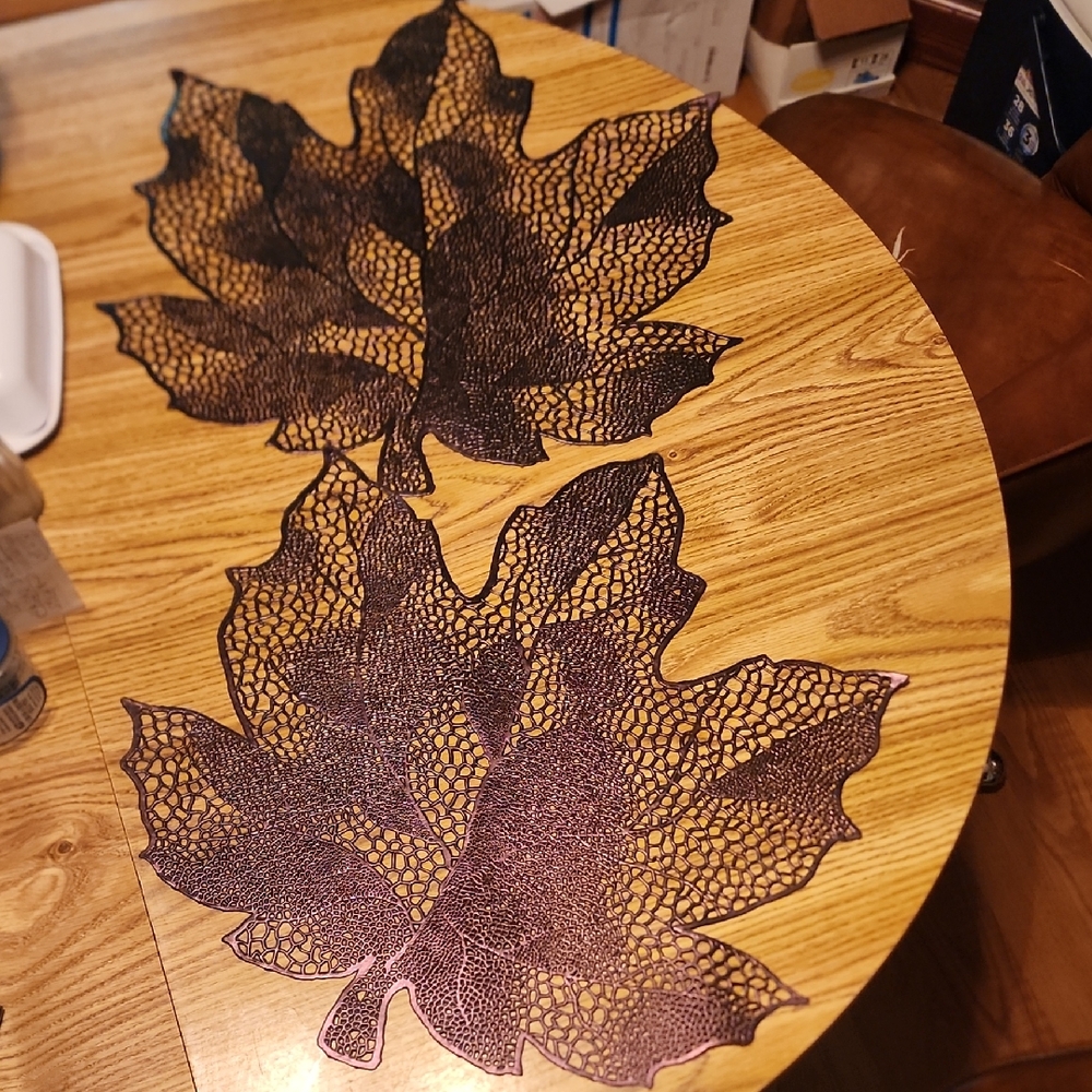 Decorative Leaf Placemats
